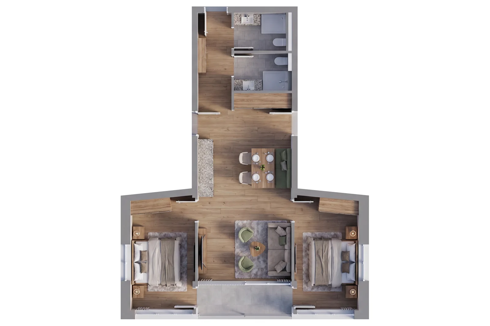 Grundriss der Spa Suite Relax im Ski Dome Kaprun